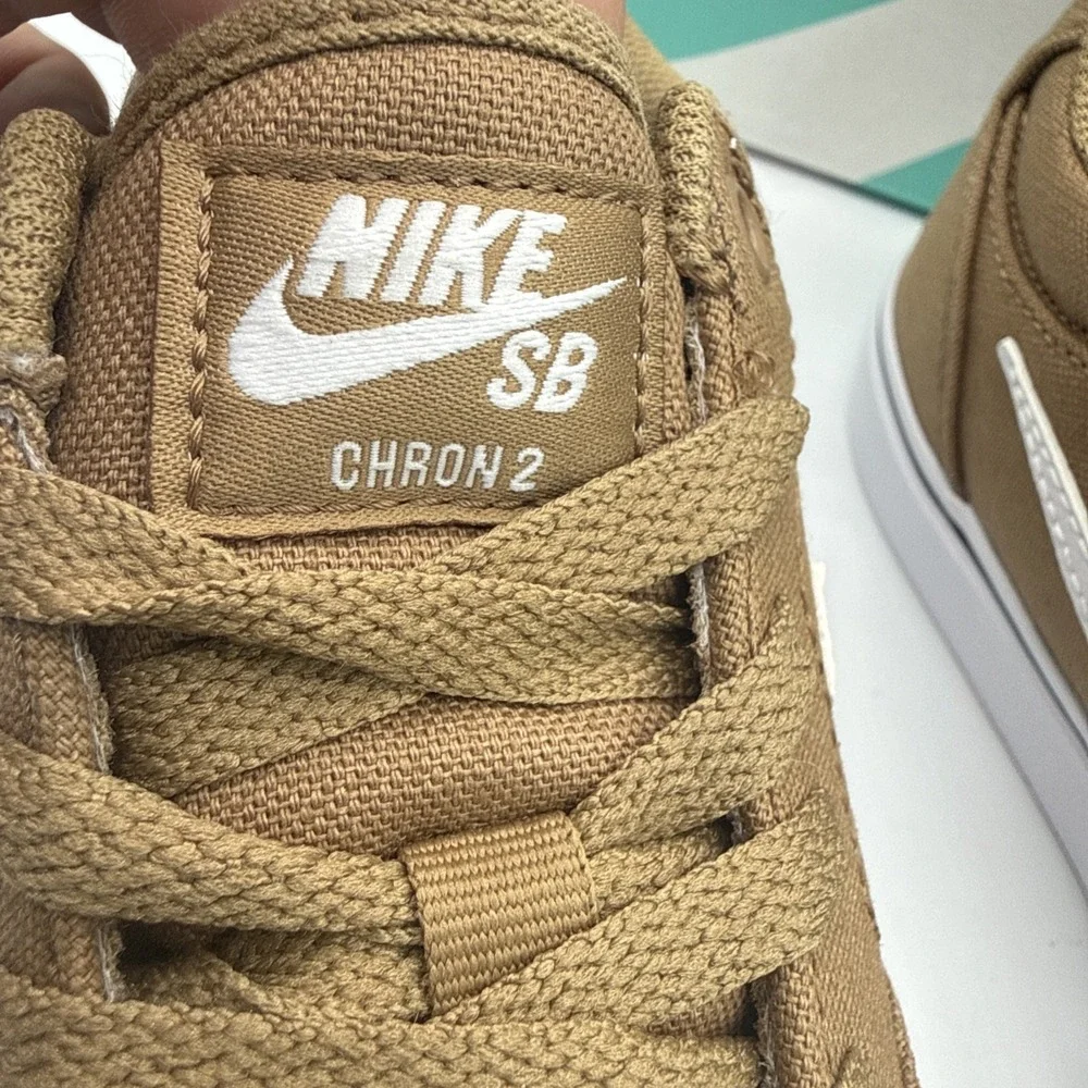 Nike Chron‎ 2 Canvas SB Driftwood DM3494-200 Size 8 Women 6.5 Men Solarsoft Sole